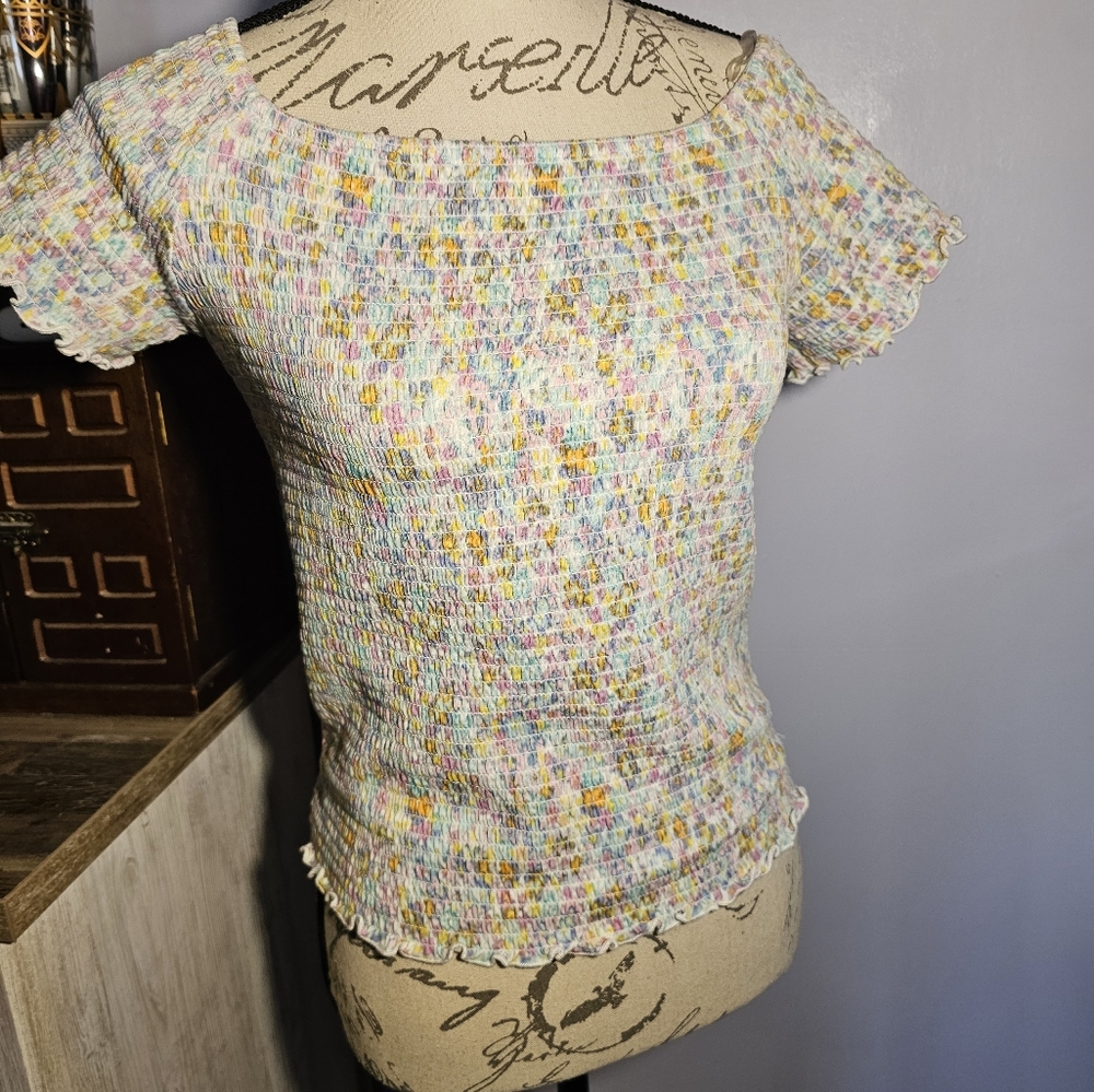 ❤️5 For 25😍 Art & Class adorable top size XXLarge  stretchy floral print.